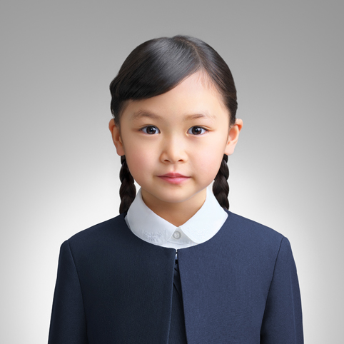 お受験用写真